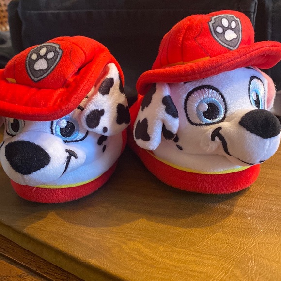 Paw Patrol Size 5-6 Toddler Marshal Character Slippers - Picture 1 of 3